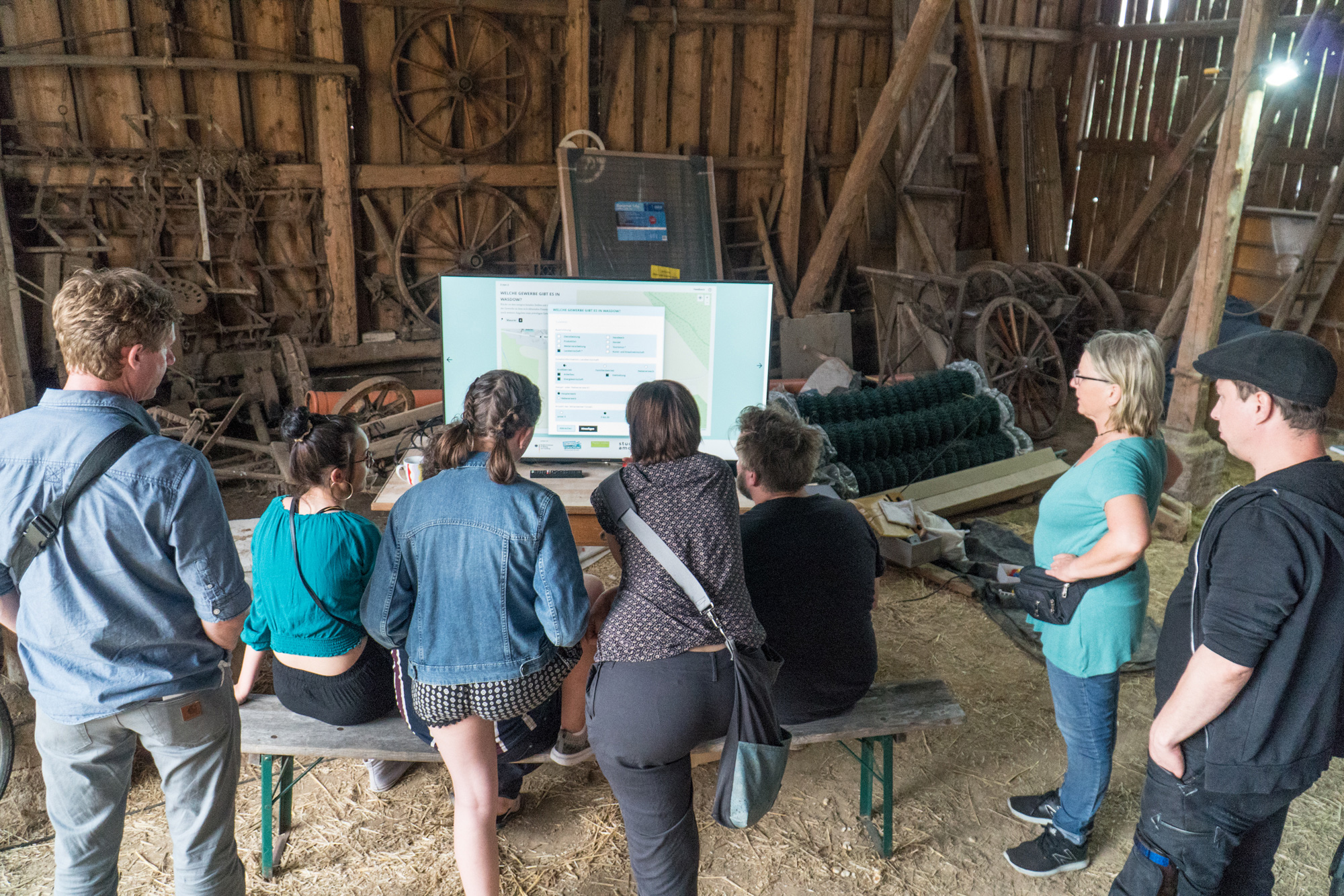 Die Neuvermessung der Dörfer beginnt